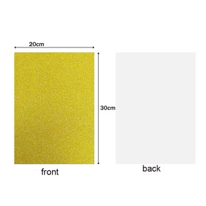 Bview Art A4 250gsm papier cartonné à paillettes pour <span class=keywords><strong>Cricut</strong></span>, bricolage, emballages cadeaux, décoration de fête de mariage d'anniversaire de Noël - Product Image 4
