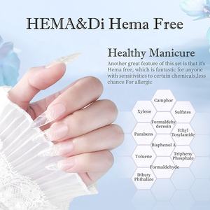 Gel UV Solide Hema Free pour Extension d'Ongles, Gel UV LED Soak Off pour <span class=keywords><strong>Manucure</strong></span> en Salon, Renforcement, Fournitures en Gros OEM ODM - Product Image 3