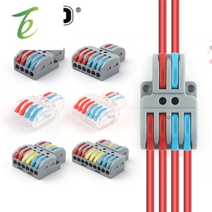 25: موصل سريع الربط الموصلات الكهربائية موزع الأسلاك كابل دبوس عالمي مدمج دفع في كتلة محطة المنزل - Product Image 1