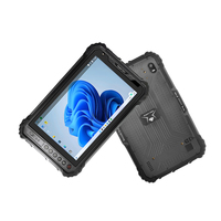 Tablette industrielle robuste de 8 pouces, PC Windows 10, résolution 1200x1920, écran tactile 10 points, étanche IP65, utilisation professionnelle