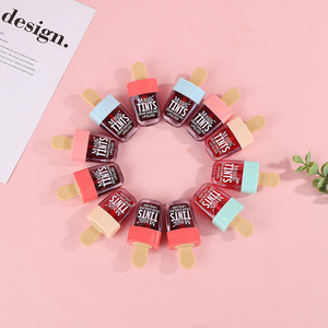 Ensemble <span class=keywords><strong>de</strong></span> brillant à lèvres 12 pièces pour jolie fille <span class=keywords><strong>coffret</strong></span> <span class=keywords><strong>de</strong></span> maquillage liquide pailleté en forme <span class=keywords><strong>de</strong></span> crème glacée étanche pour rouge à lèvres - Product Image 3