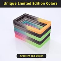 Protection de bord de carte PSA en TPU souple, multi-couleurs dégradées, effet brillant, durable