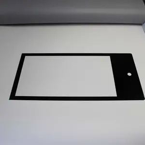 Hot Selling OEM Silk Screen Printing Tempered Glass Display Panel For Smart Equipment