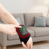 YIJIAN Chauffe-mains intelligent à commande par puce, avec conception à bande adhésive, chauffage NTC anti-brûlure, 5 niveaux, minuterie automatique 45-65 min et fonction massage