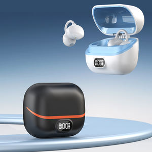 Écouteurs TWS à clip d'oreille Bluetooth 5.4 en gros, son Hi-Fi, étanches IPX4, autonomie de 90 jours, affichage numérique LED pour smartphone - Product Image 2