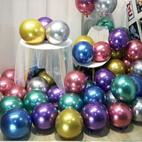 Fournisseur en gros de ballons métalliques de 10 pouces, 100 pièces/sac, usine de ballons en latex métallique de Chine, fabricant de ballons de fête