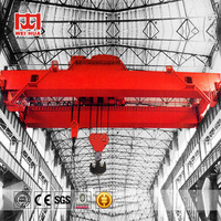 Control de cabina de servicio pesado Vigas dobles Vigas eléctricas 30 Ton 40 Ton 50 Ton Eot Bridge Traveling Overhead Crane 150ton