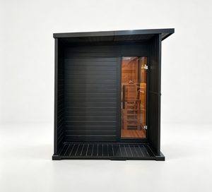 Energy-Efficient Black Square Steam Sauna 3-4 Person for Circulatory Health Improvement Sturdy Square Steam Sauna - Product Image 1