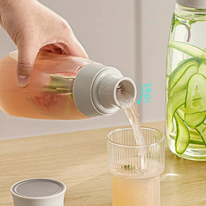 Bouteille en verre épais pour thé glacé aux fruits, saké ou vin, avec joint hermétique, design minimaliste, idéale pour les réceptions à domicile - Vente en gros - Product Image 6