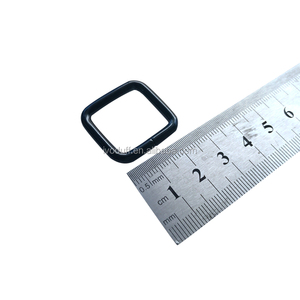 Fábrica personalizada superventas accesorios de Metal rectángulo Metal cuadrado cinturón hebilla <span class=keywords><strong>Dee</strong></span> D anillo hebilla - Product Image 3