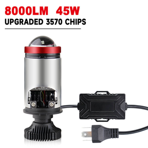 Systèmes d'éclairage automobile Mini projecteur de phare H4 Bi LED M01T 12V 8000LM 6000K Adaptation universelle Faisceau haut/bas - Product Image 5