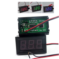 Voltmeter Digital 0.56 DC5-120V/DC 5V sampai 120v, Voltmeter Digital, Panel Meter voltase untuk sepeda motor electrobile 12V 24V 96V