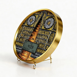 <span class=keywords><strong>Reloj</strong></span> Islámico <span class=keywords><strong>de</strong></span> Oración Azan Digital con Pantalla LCD Inteligente, Marco <span class=keywords><strong>de</strong></span> Aluminio Premium, Esfera y Tamaño Personalizables, con Soporte para Pared/Escritorio - Product Image 2