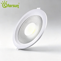 Spot LED Moderne COB en Aluminium à Vendre : Projecteur Encastré Plafond 7W 10W 15W 20W 30W pour Éclairage Commercial de Centres Commerciaux