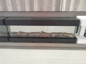33 ''40'' 50 ''60'' mobili 3 lati decorazione in vetro fiamma <span class=keywords><strong>parete</strong></span> incasso camino elettrico incorporato camino elettrico - Product Image 3
