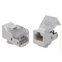NT K003 Module Keystone UTP RJ45 Cat5E RJ11 Cat3 à 90 degrés sans outil pour plaque murale et panneau de brassage
