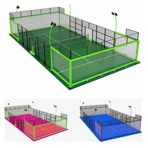 Cancha de tenis de Pádel panorámica de nuevo estilo para interior/exterior Canchas de Pádel Cancha de Pádel Equipo deportivo Pista de pádel - Product Image 6