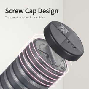 <span class=keywords><strong>Pharmacie</strong></span> circulaire personnalisée ronde maison 7 jours par semaine quotidien intelligent médecine stockage organisateur bouteille distributeur de pilules boîte pour personnes âgées - Product Image 2