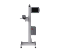 Imprimante laser à fibre volante, codage de date, métal PVC industriel, machine de marquage de date d'expiration, boîte de carton, imprimante laser de tuyau