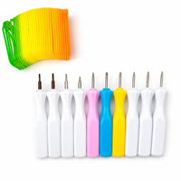 Tournevis magnétique coloré 110 mm, à fente et cruciforme, pointe en acier 45, manche PS, en acier au carbone, outil de réparation manuel personnalisé