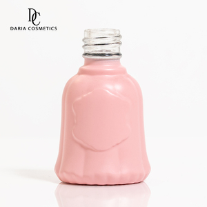 OEM gran oferta botella de esmalte de gel 9 ml <span class=keywords><strong>15</strong></span> ml elegante diseño de patrón de cartón de oso rosa para muestra de salón de uñas - Product Image 2