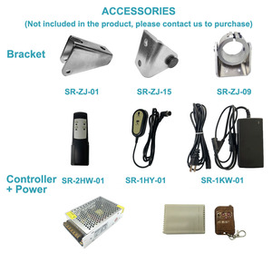 Bringsmart TGA-A 1500N 12V 24V 36V 48V 2นิ้วความเร็ว4-27มิลลิเมตร/วินาทีพร้อมสวิตช์จำกัด1500n 50มม. - Product Image 5