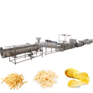 CE High Quality Small Capacity 100 Kg French Fries Making Machine Potato Chips Production Line