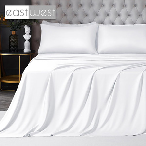 Đông Tây Chất Lượng Cao Lụa Thoải Mái Kích Thước Đầy Đủ Quilt Bìa Đặt Khăn Trải Giường Mềm Mại Cảm Thấy Tre 100% Hữu Cơ Tre Tấm Ga Trải Giường - Product Image 5