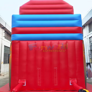 Castillos inflables comerciales para fiestas al aire libre, toboganes inflables con forma de camión de bomberos para niños. - Product Image 4