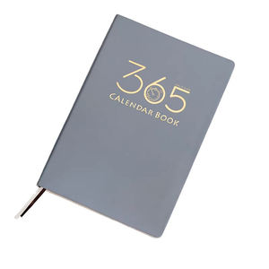 Agenda Personalizable Coolcolor de 365 Días, Cuaderno de Cuero PU Tamaño A5, Tapa Dura, Encuadernado con Pegamento, 100 Hojas Interiores, Multiusos - Product Image 1