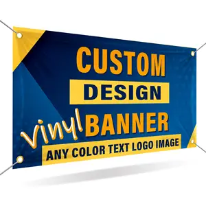 Mesh Banner Signs Custom Outdoor Advertising PVC Vinyl Banner Full Color Custom Printed Banner Digital Printing Flex Vinyl