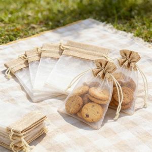 Bolsa con Cordón Ajustable para Regalos Pequeños, Dulces, Juguetes, Almacenamiento y Empaque para Decoración de Fiestas - Product Image 1