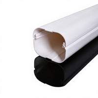 Kit complet de gaines décoratives en PVC pour conduites de climatisation, protection de tuyaux de mini-split, accessoires d'installation