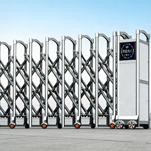 Cancello Elettrico Scorrevole Automatico con Telecomando in Lega di Alluminio Retrattile - Offerta Speciale - Product Image 1