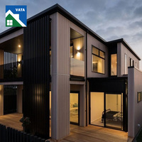 Panneau de revêtement mural en composite bois-plastique imperméable pour l'extérieur-Façade durable à faible entretien pour l'extérieur