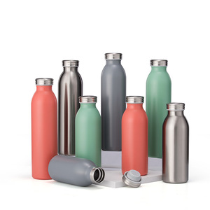 Stainless Steel Vacuum Insulated <b>Bottle</b> Double Wall Travel Water <b>Flask</b> 500Ml 750Ml With Lid For Outdoor Use - Product Image 1