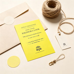 Tarjeta <span class=keywords><strong>de</strong></span> Agradecimiento Personalizada <span class=keywords><strong>de</strong></span> Doble Cara en Papel Recubierto Amarillo Brillante para Redes Sociales <span class=keywords><strong>de</strong></span> Marca <span class=keywords><strong>de</strong></span> Moda - Product Image 2
