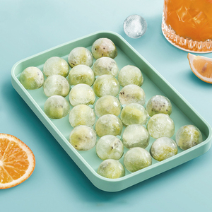 Productos de moda más vendidos, novedades 2025: moldes delgados y redondos para hielo, herramientas para helados, bandejas de silicona para cubitos de hielo para congelador. - Product Image 2