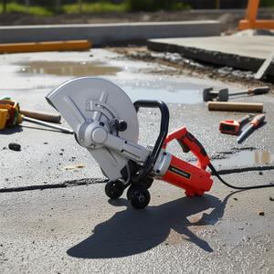 Scie à béton électrique de 14 pouces 3000W avec raccord pour ligne d'eau pour la construction routière - Product Image 2