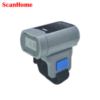 Pemindai Cincin Nirkabel Bluetooth SH-2600, Mudah Dibawa, Antarmuka USB, Dapat Dipakai di Jari, Responsif, Produk ScanHome Tersedia