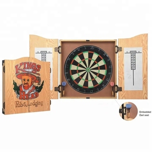 OEM ODM Wholesale Premium Custom Wooden <strong>Dart</strong> <strong>Board</strong> Cabinet Set with <strong>Scoreboard</strong> and <strong>Darts</strong> Indoor Pub Game Home Bar Club Supplier - Product Image 2