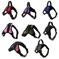 Accessoires pour animaux Ajustables Tendance Nylon Reflectant Sans traction Gilet de luxe Harnais pour chiens et chats