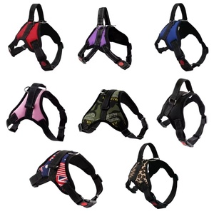 Accessoires pour animaux Ajustables Tendance Nylon Reflectant Sans traction Gilet de luxe Harnais pour chiens et chats - Product Image 2