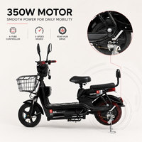 Vélo électrique urbain Godel Eagle, scooter, vélo de ville avec moteur 350W, batterie 48V, alarme et affichage numérique