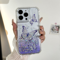 Coque de téléphone portable imprimée époxy papillon brillant 3 couches pour Tecno CAMON 40 PRO 4G SPARK 40 20 PRO 5G