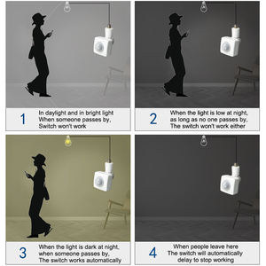 Groothandel Outdoor Led Wandlamp Schakelaar 110V 220V Zwart & Wit Infrarood <span class=keywords><strong>Pir</strong></span> Bewegingssensor Detector Mini Vierkante <span class=keywords><strong>Module</strong></span> - Product Image 3