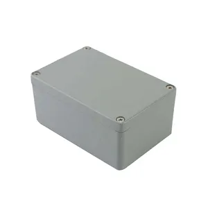 Fuente de alimentación de montaje en pared IP67 personalizada, caja de aluminio de Metal extruido, carcasas eléctricas