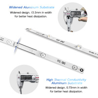 Bande LED rétroéclairée prix usine 220V, sans transformateur, 2835SMD, avec film diffuseur réfléchissant