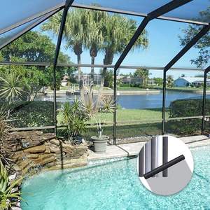 Moustiquaire anti-moustique 18x14 pour fenêtre <span class=keywords><strong>de</strong></span> <span class=keywords><strong>piscine</strong></span> <span class=keywords><strong>en</strong></span> fibre <span class=keywords><strong>de</strong></span> verre - Product Image 2