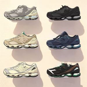 <strong>Men's</strong> Lightweight Running <strong>Shoes</strong> Lace-Up <strong>Guide</strong> with Cloth Upper Material - Product Image 1